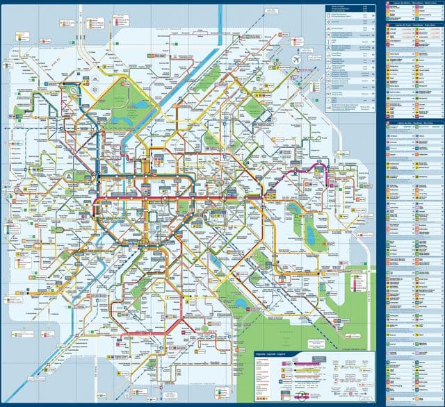транспортная карта Брюсселя